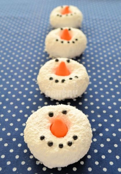 Χιονάνθρωποι ντόνατς | imommy.gr