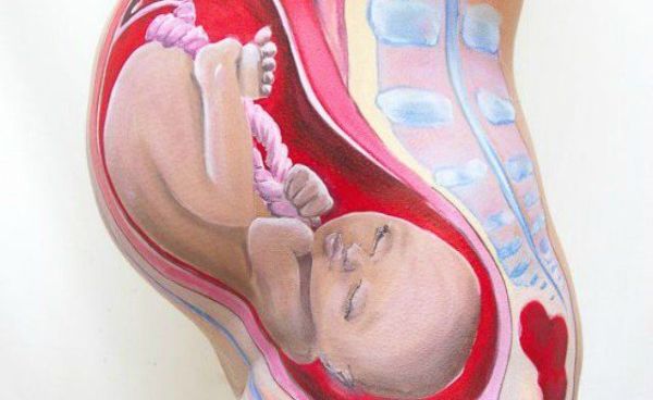 Απίστευτη ζωγραφική σώματος αποκαλύπτει πώς είναι το μωρό στην κοιλιά της μαμάς του! | imommy.gr