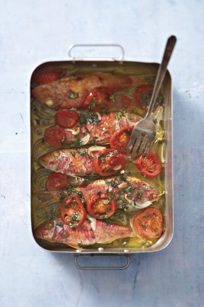 Μπαρμπούνια φούρνου | imommy.gr