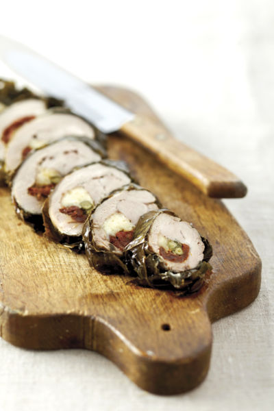 Ψαρονέφρι τυλιχτό σε αμπελόφυλλο | imommy.gr