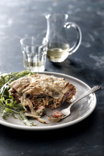 Μανιταρόπιτα με λουκάνικο | imommy.gr