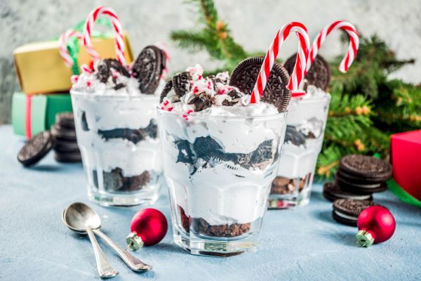 Χριστουγεννιάτικο τσιζκέικ με μέντα | imommy.gr