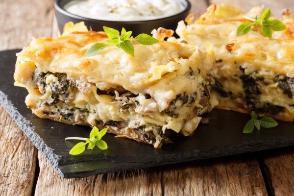 Λαζάνια με μπεσαμέλ και μανιτάρια | imommy.gr