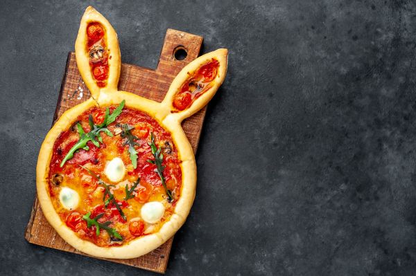 Πίτσα πασχαλινό κουνελάκι | imommy.gr