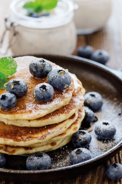 Τηγανίτες με μύρτιλα | imommy.gr