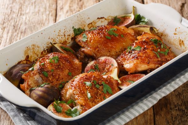 Κοτόπουλο ψητό με μέλι και μουστάρδα | imommy.gr