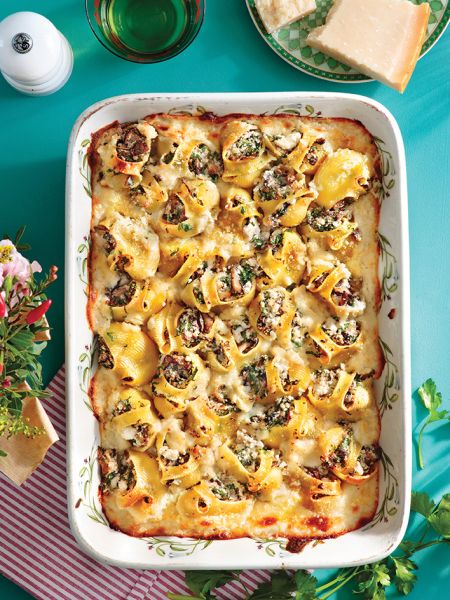 Κοχύλια γεμιστά με μανιτάρια & ανθότυρο | imommy.gr