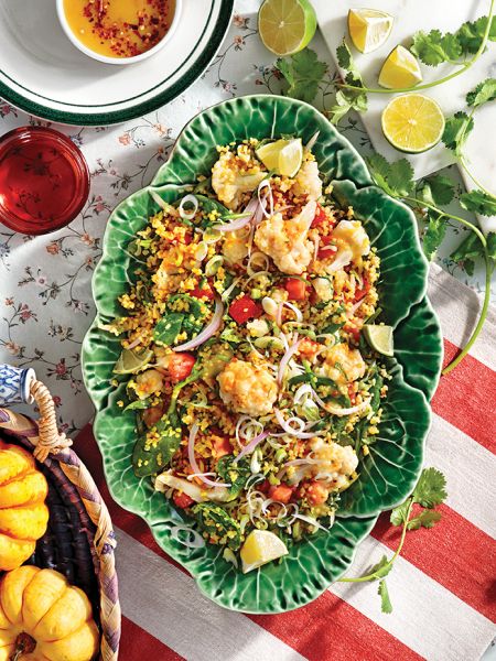 Πλιγούρι με λαχανικά, φρέσκα βότανα & βινεγκρέτ εσπεριδοειδών | imommy.gr