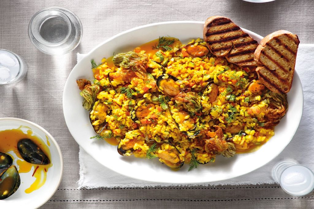 Μύδια με κρόκο Κοζάνης