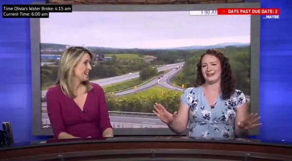 Έγκυος παρουσιάστρια έκανε εκπομπή ενώ της «έσπασαν» τα νερά | imommy.gr