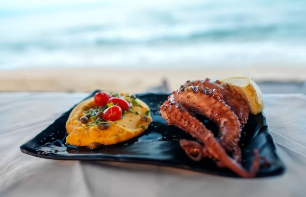 Χταπόδι με πουρέ μελιτζάνας | imommy.gr