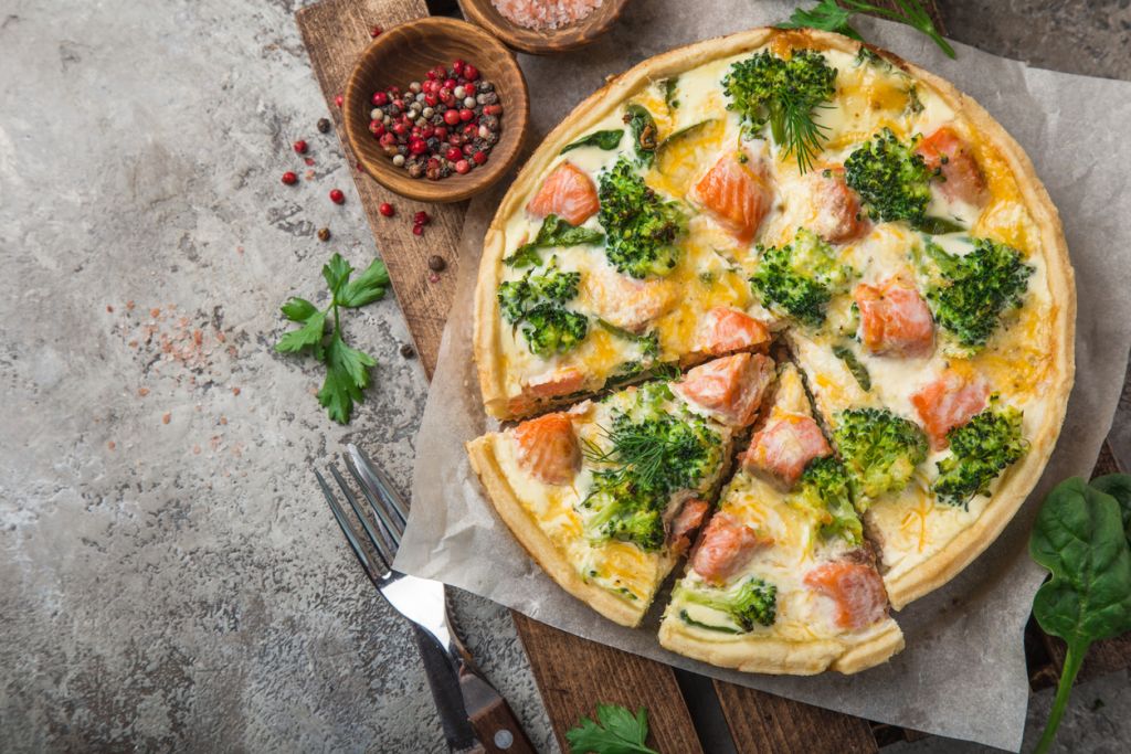 Κις λορέν με σολομό